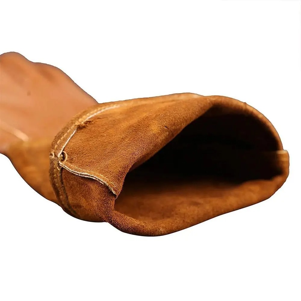 긴 튜브형 정원 안전 작업 장갑 가죽 통기성 건틀릿 가 - Youtube Leatherwork 리뷰 및 가격