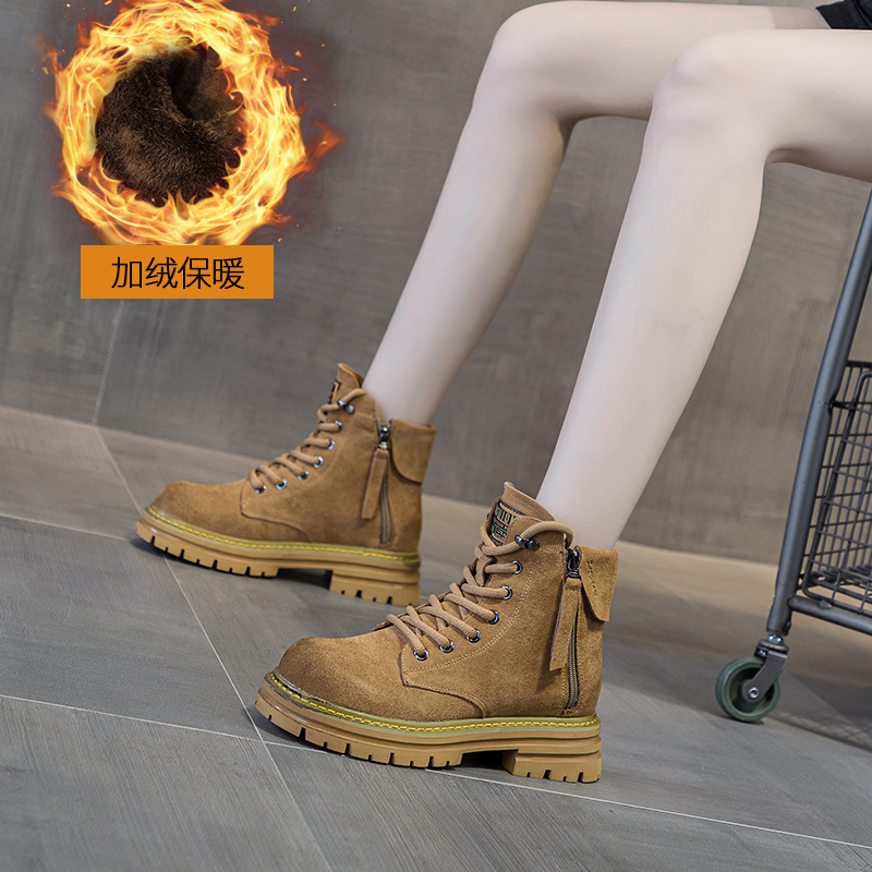 2025년형 무광 가죽 숏부츠 여성용 레트로 오토바이  - Youtube Leatherwork 리뷰 및 가격