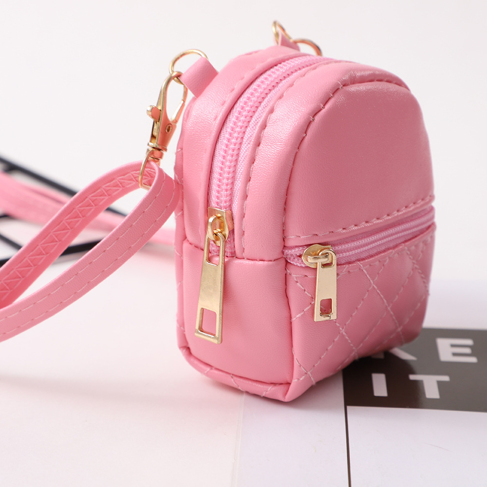 새로운 미니 백팩 키체인 귀여운 가방 휴대용 이어폰 데 - Leather Work Backpack 리뷰 및 가격
