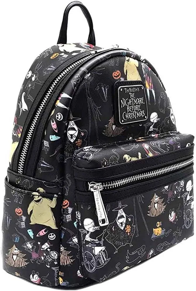 크리스마스 전의 악몽 미니 백팩 PU 가죽 여성 패션  - Leather Work Backpack 리뷰 및 가격