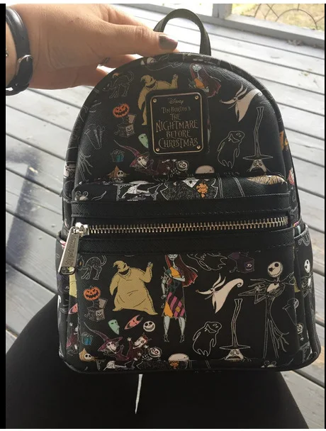크리스마스 전의 악몽 미니 백팩 PU 가죽 여성 패션  - Leather Work Backpack 리뷰 및 가격