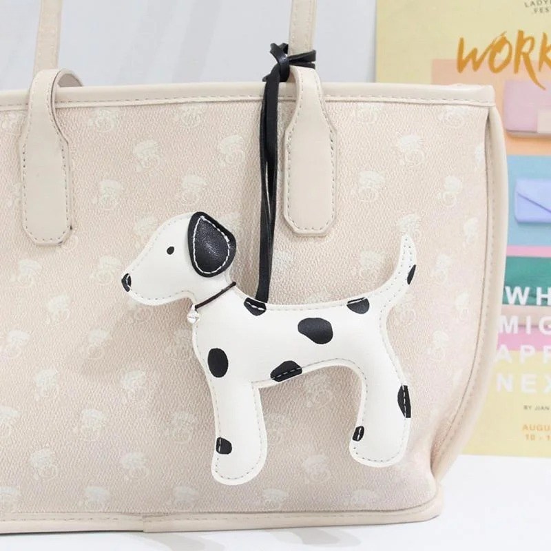 귀여운 달마시안 강아지 참 키체인, 백팩이나 숄더백용  - Leather Work Backpack 리뷰 및 가격