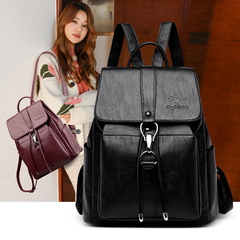 여성용 도난 방지 숄더백, 유명 브랜드 가죽 백팩, 대 - Leather Work Backpack 리뷰 및 가격