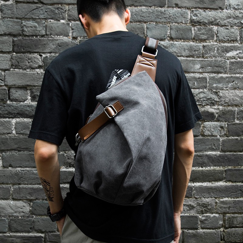 MTE ELAN 대용량 레트로 캔버스 슬링백 남성 가죽 - Leather Work Backpack 리뷰 및 가격