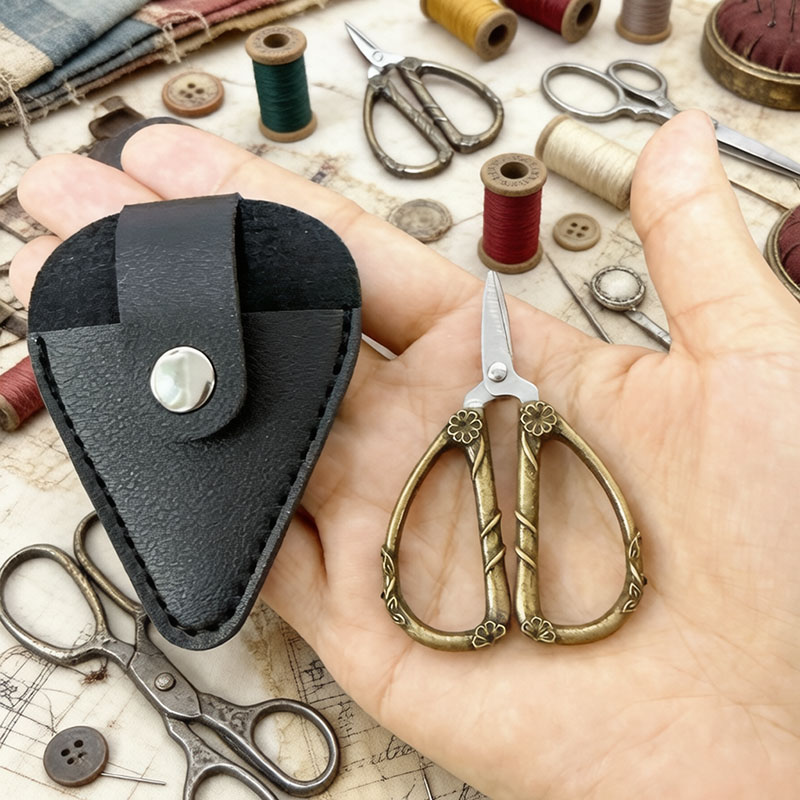 미니 빈티지 가위 스테인리스 스틸 DIY 바느질 용품  - Leatherwork Art 리뷰 및 가격