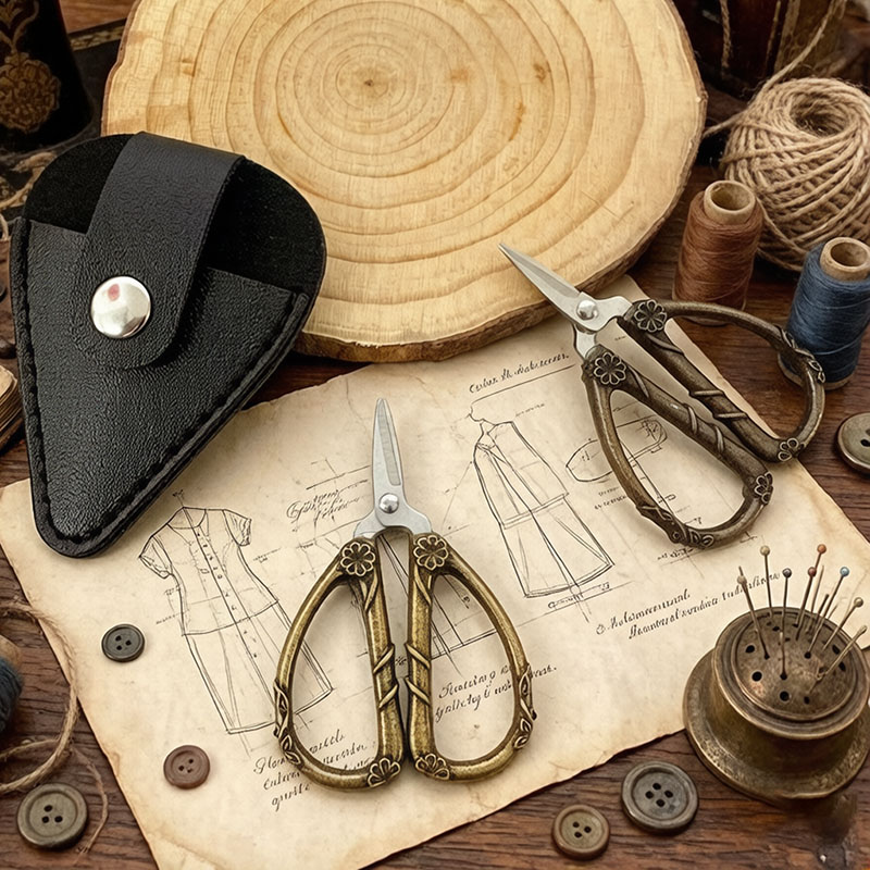미니 빈티지 가위 스테인리스 스틸 DIY 바느질 용품  - Leatherwork Art 리뷰 및 가격