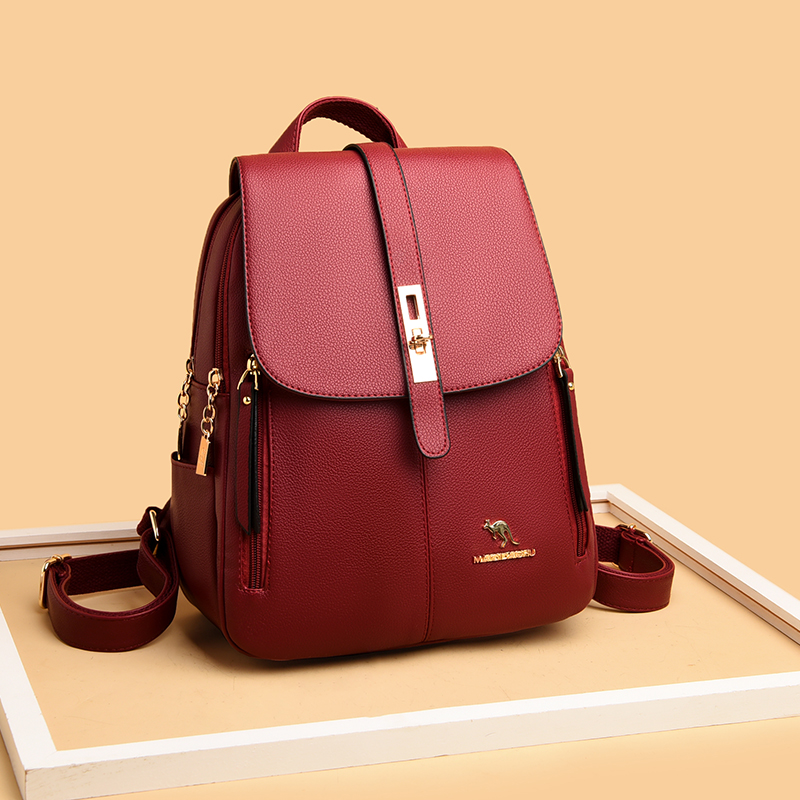 여성용 럭셔리 가죽 배낭, A Dos 캐주얼 데이팩,  - Leather Work Backpack 리뷰 및 가격