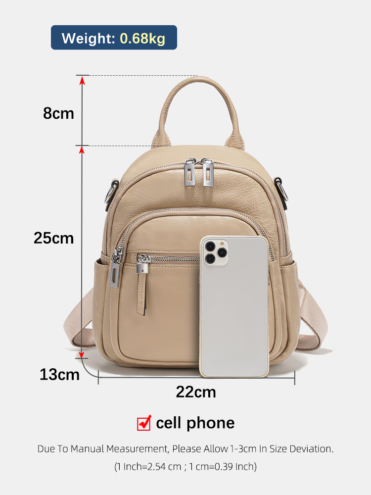 Zency 정품 가죽 소형 배낭 배낭 멀티 포켓 디자인 - Leather Work Backpack 리뷰 및 가격