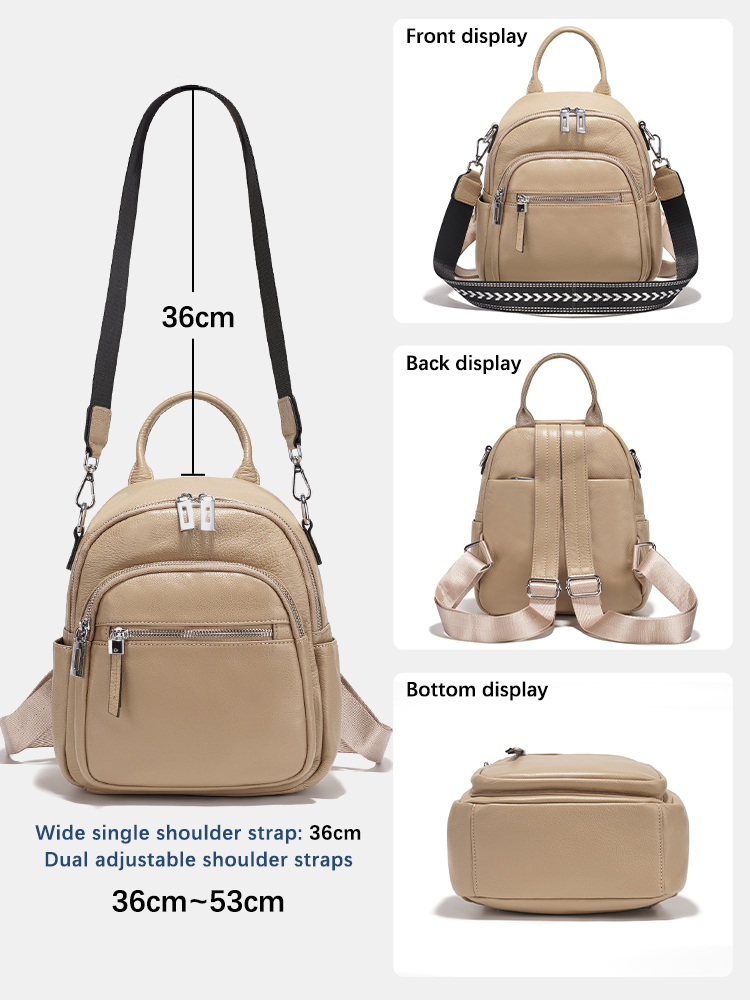 Zency 정품 가죽 소형 배낭 배낭 멀티 포켓 디자인 - Leather Work Backpack 리뷰 및 가격