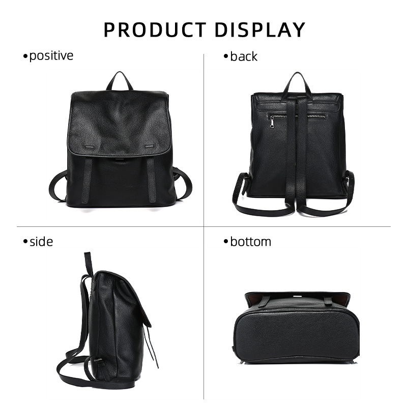 여성용 최고급 소가죽 플랩 백팩, 2가지 휴대 방식,  - Leather Work Backpack 리뷰 및 가격