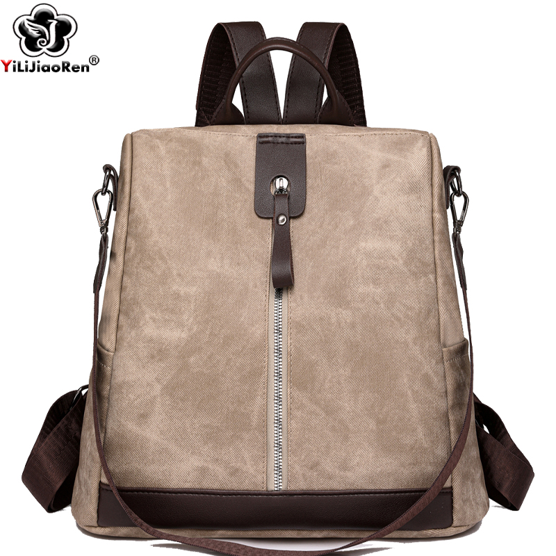 패션 도난 방지 배낭 여성 고품질 가죽 데이 팟 여성  - Leather Work Backpack 리뷰 및 가격