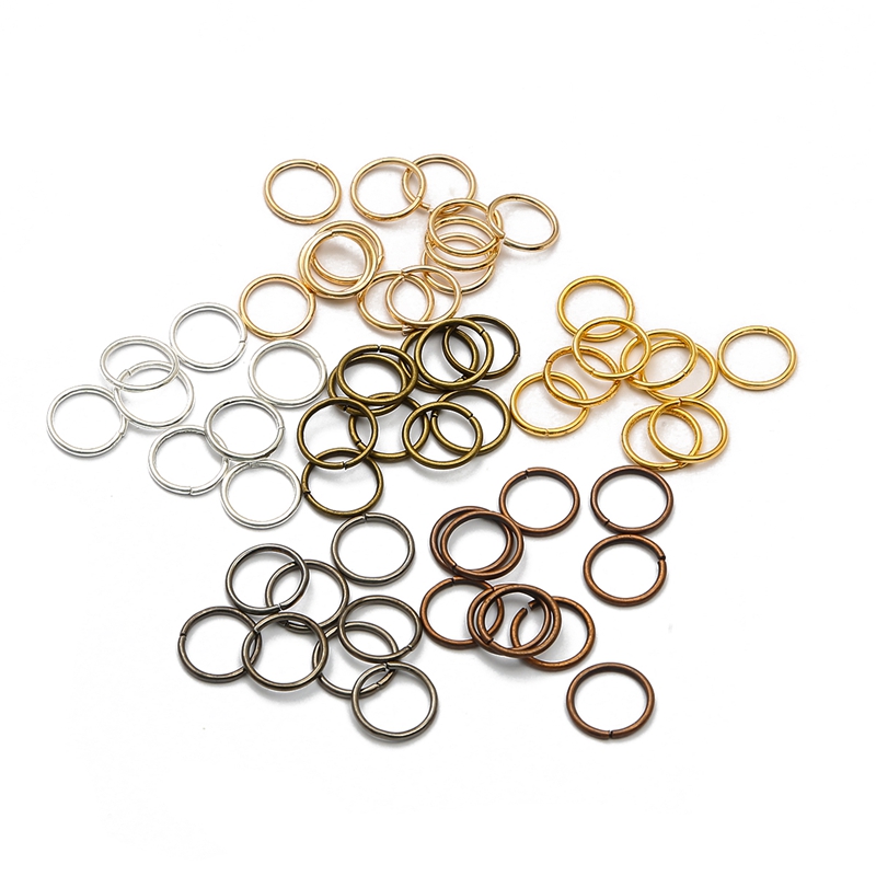 200개 4-10mm 오픈 서클 메탈 점프 링 목걸이  - Leatherwork Rings 리뷰 및 가격