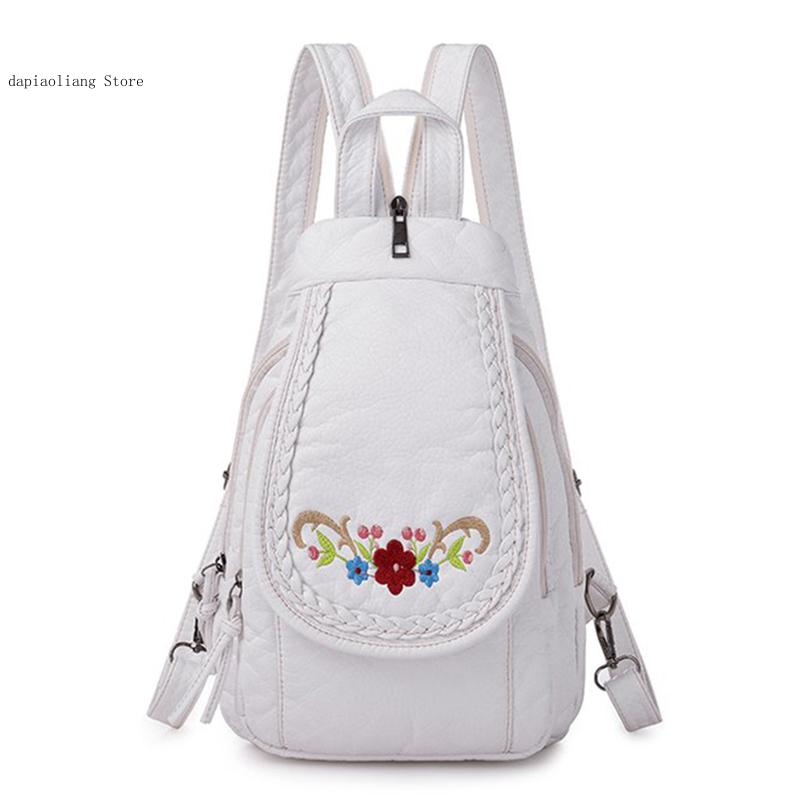 여자 작은 가슴 가방 패션 학교 가방 캐주얼 어깨 가방 - Leather Work Backpack 리뷰 및 가격